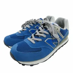 ニューバランス NEW BALANCE タグ付 ML574VTR スニーカー ローカット ロゴ 青 ブルー US10 28cm 1010