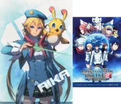 【中古】クリアファイル アイカ A4クリアファイル＆ミニブック(TVアニメ版)セット 「セガラッキーくじ ファンタシースターオンライン2～マトイ帰還編～」 G賞