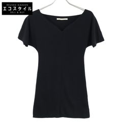 HARUNOBUMURATA ハルノブムラタ 【美品】HM25S1019 LAYLA TENCEL CASHMERE SMOOTH TOP テンセルｘカシミヤ 半袖ニットセーター/ 36