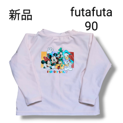 【ディズニー】新品 ラッシュガード フタフタ 水着 ピンク 90 子供服 プール バースデイ