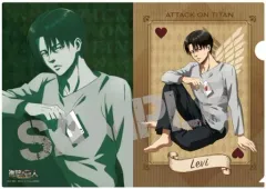 【中古】クリアファイル リヴァイ(トランプテーマ) A4クリアファイル 「進撃の巨人」