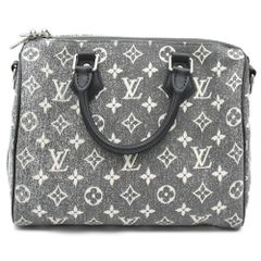 LOUIS VUITTON（ルイヴィトン） スピーディ バンドリエール25 M21464 ICチップ　モノグラム ジャガードデニム 2wayハンドバッグ　ショルダーバッグ【中古】【程度Aランク】8023f040011