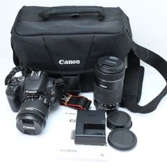 【ダブルズームキット】キャノン Canon 一眼レフEOS kissx9 レンズキットセットカメラバックあり