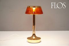 【フィリップ・スタルク】コードレステーブルランプ Bon Jour Unplugged Optic(ボンジュール アンプラグド オプティック)  FLOS(フロス) コッパー/アンバー 030108