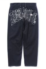 XLARGE エクストララージ 101251031016 OLD ENGLISH WORK PANTS オールドイングリッシュワークパンツ BLACK 正規通販 メンズ レディース