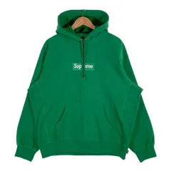SUPREME シュプリーム 24AW Box Logo Hooded Sweatshirt ボックスロゴ プルオーバースウェットパーカー グリーン Size L