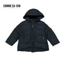 933◯ COMME CA ISM ダウンジャケット　90 ブラック　ダウン70%