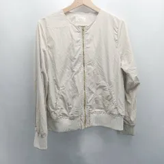 ◇ ⊂ B:MING LIFE STORE by BEAMS ビームス 長袖 ブルゾン サイズL ベージュ系 レディース E  【1505290007894】