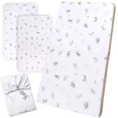 un doudou ディズニー ベビー 適度な硬さの敷き布団+3点 （シーツ＆防水シーツ＆防水敷パッド）4点セット 70×120cm 厚み6cm ミッキーマウス ベビー用品 新品 新生児 固綿敷布団 マットレス 2つ折タイプ NZ3227-WSET