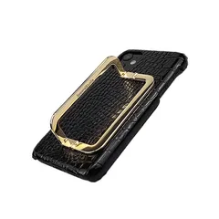 iPhone13/13Proケース　スマホケース　リング付き　スタンド　ブラック