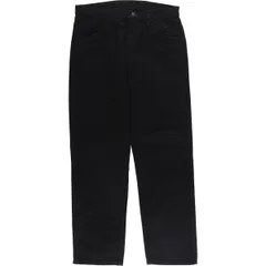 古着 ラスラー RUSTLER ブラックデニム ストレートデニムパンツ メンズw32相当/eaa552078