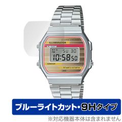CASIO Collection STANDARD A168WE 保護 フィルム OverLay Eye Protector 9H for カシオ コレクション スタンダード 高硬度 ブルーライト