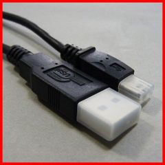 【新着商品】Mini-Bコネクタ用×3個/USB-Aコネクタ用×3個】CBLUMNBUAK-W-6 Mini-Bケーブル両端保護キャップ【USB USB テクノベインズ