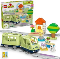レゴ(LEGO) デュプロ デュプロのまち ぼうけんトレイン おもちゃ 玩具 誕生日 プレゼント ブロック 知育男の子 女の子 子供 1歳半 2歳 4歳 幼児 ごっこ遊び おままごと 電車 乗り物 10427