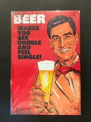 133 ブリキ看板　プレート　アメリカン雑貨