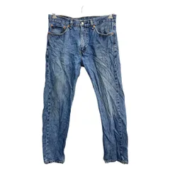 Levi's 505 デニムパンツ W32 リーバイス レギュラーフィット ブルー コットン 古着卸 アメリカ仕入 2502-437