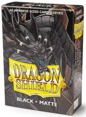 【新品】サプライ ドラゴンシールド マット ジャパニーズサイズ ブラック(60枚入り)