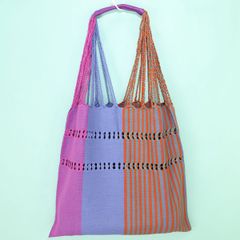メキシコ製 ハンモックバッグ ストライプ 312
