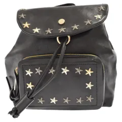 JIMMY CHOO (ジミーチュウ) スタースタッズリュックサック レザーバックパック ブラックのサムネイル