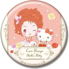 【中古】バッジ・ビンズ キュアルージュ×ハローキティ 「Yes! プリキュア5GoGo!×サンリオキャラクターズ CANバッジ」