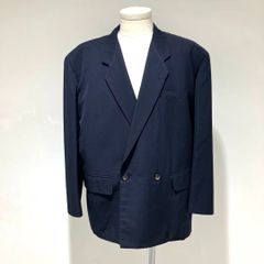 PS-05006S コムデギャルソンオムプリュス COMME des GARCONS HOMME PLUS ウールギャバ テーラードジャケット 紺色 Sサイズ