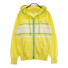 サイズ：M ADIDAS GOLF アディダスゴルフ N48432 ニット ジップパーカー  イエロー系 [240101248934] ゴルフウェア レディース ストスト