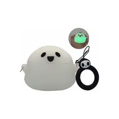 For Airpods pro 2 ケース Airpods pro 第2世代  専用 カバー  エアーポッズ 可愛い ストラップ付き 幽霊