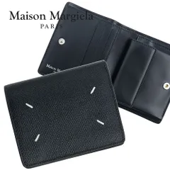 メゾンマルジェラ 財布 二つ折り Maison Margiela 4STITCH BIFOLD WALLET SA3UI0007 P4745 T8013 BLACK ブラック レザー 本革 ステッチ バイフォールド