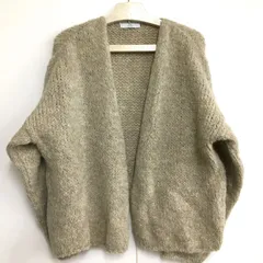 TRICOTS JEAN MARC トリコットジーンマルク ニット カーディガン アイボリー系 ベージュ系 モヘア混 CESAME-RP 25d菊TK