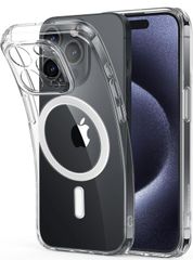 ★ESR iPhone 15 Pro Max ケース magsafe 薄型 柔軟 いphone15pro max ケース 軍用規格保護 耐傷性 iphone15promax ケース 耐黄変性 リアシリコンケース  スマホケース Zeroシリーズ（クリア）
