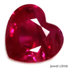 【鑑別書付】端正なカットが施された赤色結晶！ルビー 宝石 ルース ０．４０ＣＴ
