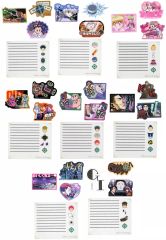 [중고] 스티커 스티커 전 8종 세트 클리어 스티커 & 플레이크 씰(4장 세트) [이치반 쿠지 HUNTER×HUNTER GREED ISLAND] K상