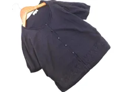 MACKINTOSH PHILOSOPHY マッキントッシュフィロソフィー リネン混 カーディガン size38/濃紺 ■◆ レディース