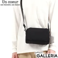 アンクール ショルダーバッグ メンズ レディース Un coeur バッグ 斜めがけ 小さめ ブランド おしゃれ 大人 軽い 撥水 TOROII K903062 BLACKのサムネイル