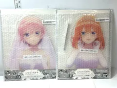 一番くじ 五等分の花嫁 5th アニバーサリー E賞 バストアップアクリルボード 中野一花/中野四葉 ウエディング 2個セット BANDAI