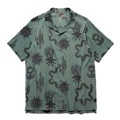 【新品】Run Amok ラン・アモック 半袖開襟シャツ BLESS UP TRAIL RW600-FOR メンズ FOREST メンズ ロアークリバイバル ROARK Revival ブレスアップ トレイル ランニング トレイルランニング トレラン マラソン