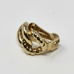 Christian Dior クリスチャンディオール　イヤリング　片方のみ　ツイスト　レディース　ゴールド系　メッキ　中古美品　管理番号KKVUNKO81