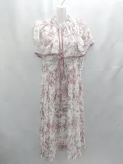 ◇ ⊂◎●未使用● FRIFUL 花柄 2WAY ロング ワンピース サイズL ピンク系 レディース E  【1501230038263】