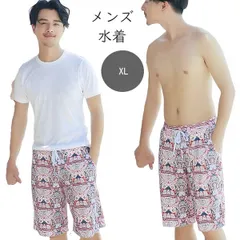メンズ水着 海パン サーフパンツ ペイズリー柄 総柄デザイン リゾート風 スイムウェア 海水パンツ ショートパンツ 水陸両用 大人カジュアル ビーチウェア ストリート風 スポーティー 海 プール カップル ペアルック リンクコーデ w9147 SW