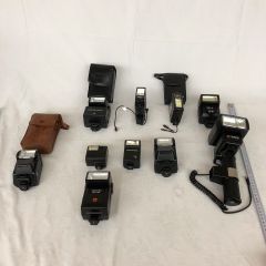 フラッシュ　ストロボ　まとめ売り　NIKON　TOSHIBA　OLYMPUS　PENTAX　National　10点