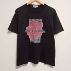 FLO-FLOWER グラフィックt 半袖　ストリート　tシャツ ブラック 40サイズ　メンズ　古着　アート系