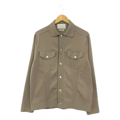 【美品】  TOMORROWLAND tricot / トゥモローランドトリコ | 2024SS | ポリエステルコットン ニットGジャン / ジャケット | L | ベージュ | メンズ