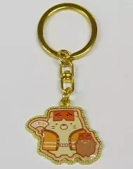 【中古】キーホルダー ねこ にわかでのんびり ダイカットキーホルダー 「すみっコぐらし」 福岡限定