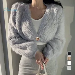 ファーコート フェイクファー ショート丈 vii4w371956