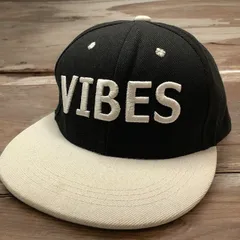 キャップ 帽子 野球帽 白 黒 バイブス VIBES メンズ レディス 兼用 古着 ビンテージ アンティーク 50s ~ 60s 70s 80s 90s 00s 小物 アクセサリー vintage USA EU アメリカ ユーロ 仕入れ   800 p20/