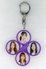 [중고]키홀더·마스코트(여성) 한구치 쥬미&사쿠라이 레이카&사사키 코토코&사토 카에데 아크릴 키홀더 5 [언젠가, 여기에 있는 Documentary of 노기자카46]