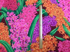 ヒヤシンス　オレンジ　110×50cm