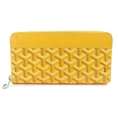ゴヤール GOYARD 長財布 ヘリボーン マティニョン GM ウォレット ジップ PVC レザー 黄色 イエロー GMMATIG2GMLTY08CL08P /YO6のサムネイル