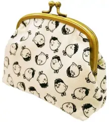 【中古】バッグ(キャラクター) ヒナガラス総柄(ベージュ) がま口 「ハイキュー!!」