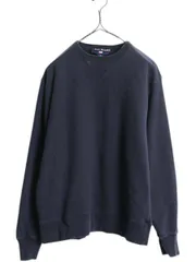 【お得なクーポン配布中!】 90s ポロスポーツ ラルフローレン 前V スウェット メンズ S 紺 古着 オールド ポロ ワンポイント トレーナー 裏起毛 クルーネック ネイビー